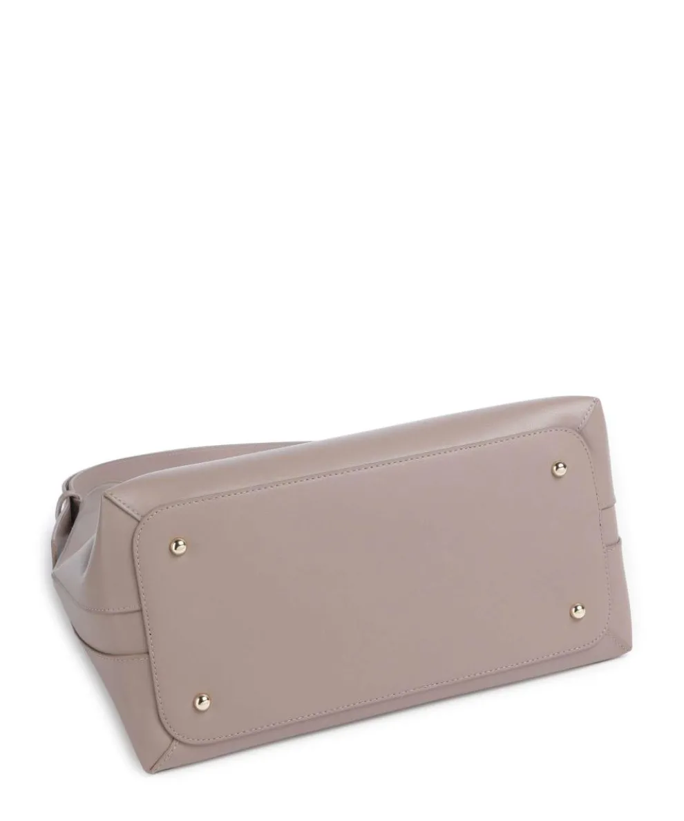 Goccia M Beuteltasche fein genarbtes Kalbsleder taupe