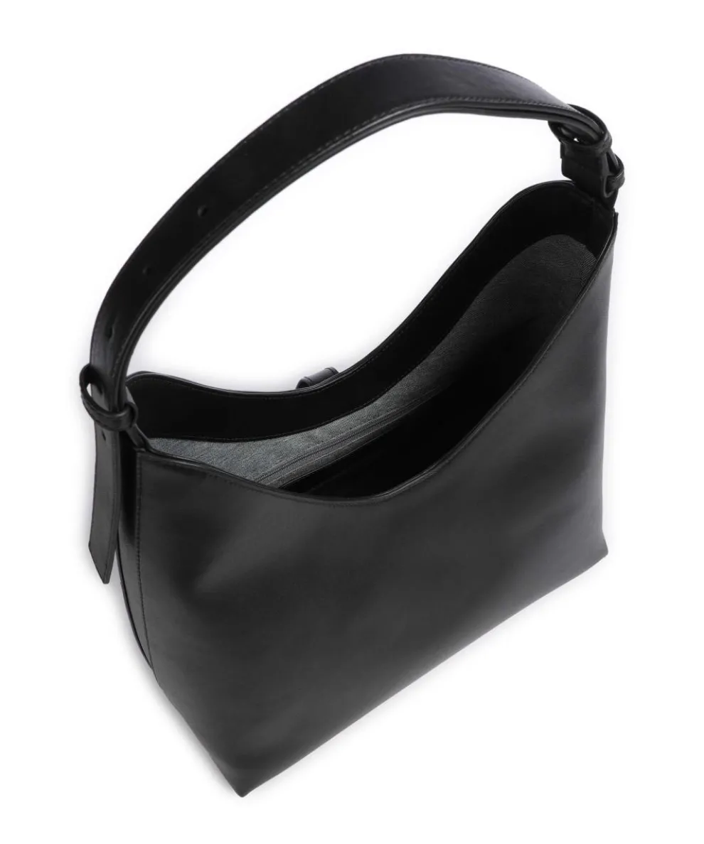 Goccia M Beuteltasche fein genarbtes Kalbsleder schwarz