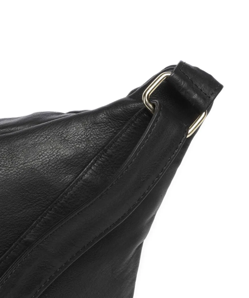 Golden Chic Gürteltasche fein genarbtes Rindsleder schwarz