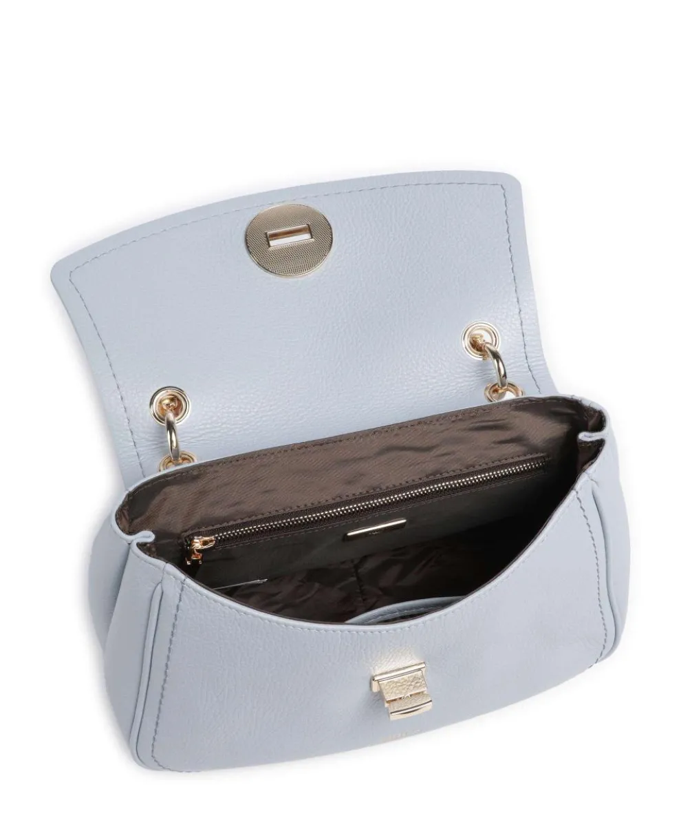 Gondola Girasola Handtasche genarbtes Leder hellblau