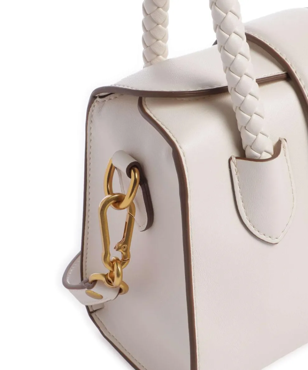 BOHAN Handtasche Lederimitat elfenbein