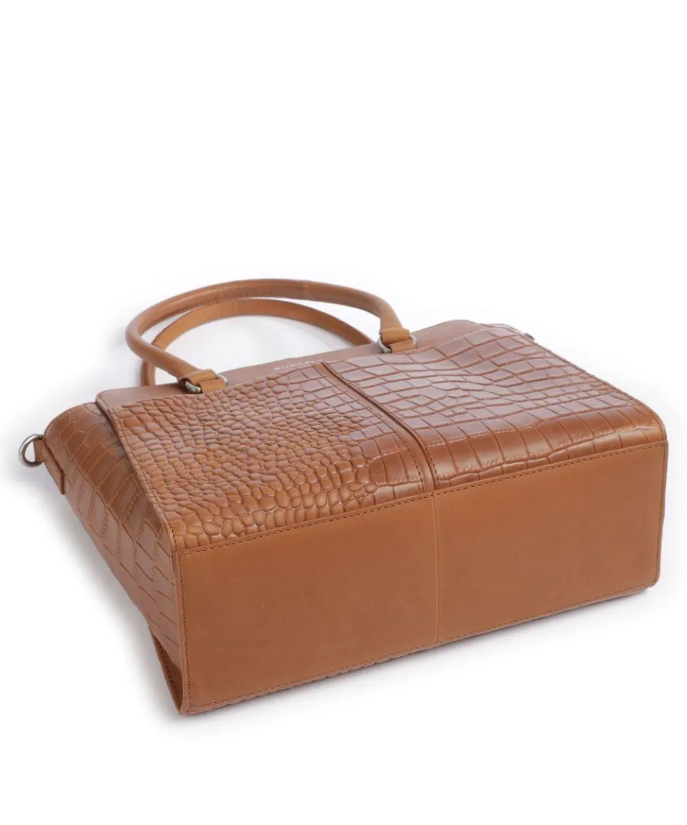 Cool Colbie Handtasche geprägtes Leder cognac