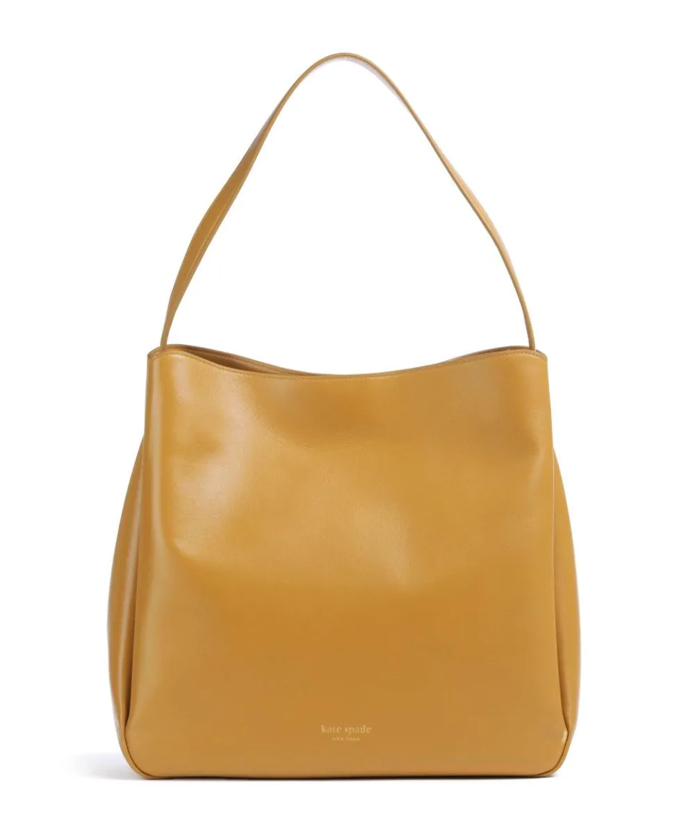 Grace Beuteltasche fein genarbtes Rindsleder braun