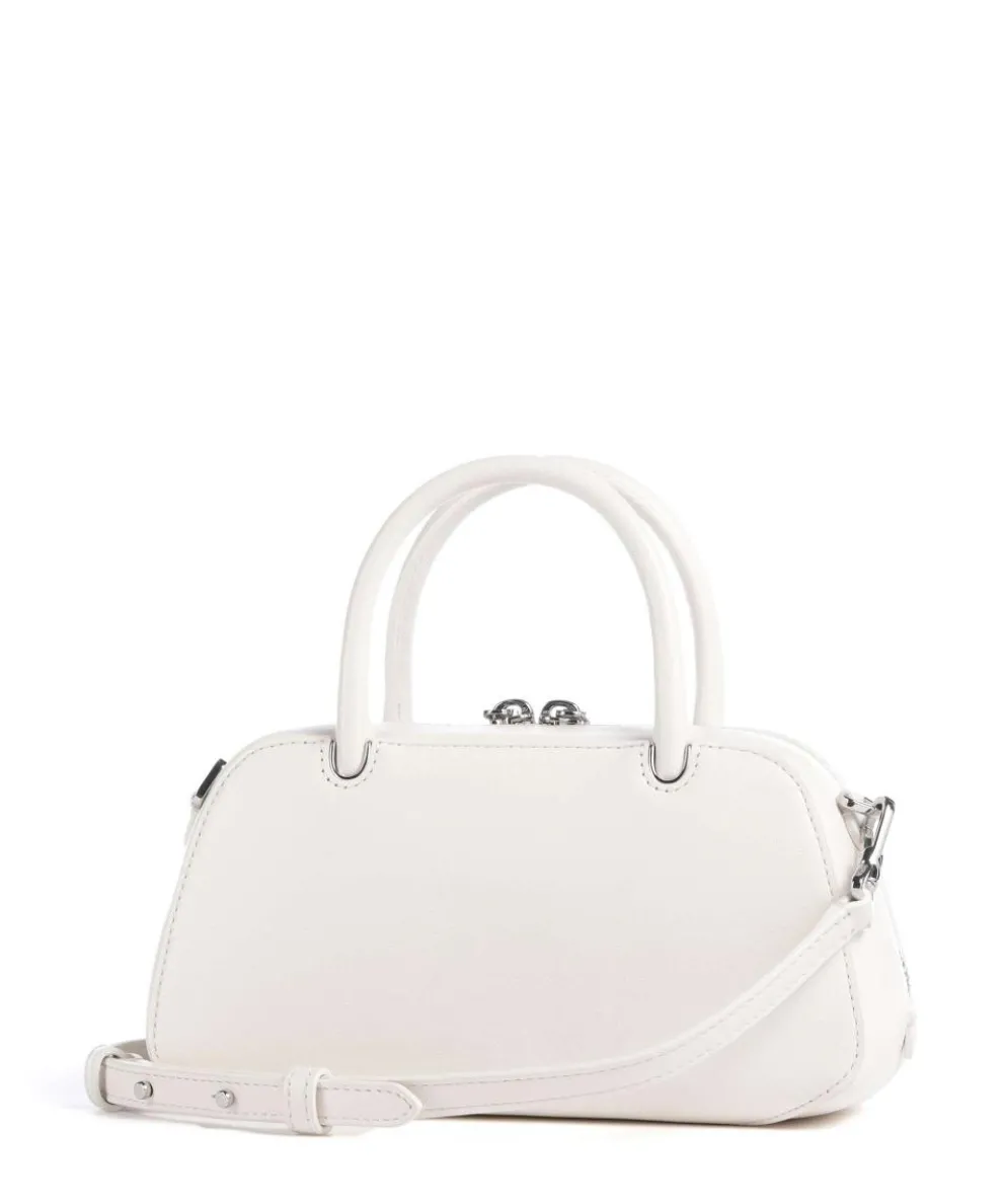 Grace Mini Handtasche fein genarbtes Rindsleder weiß