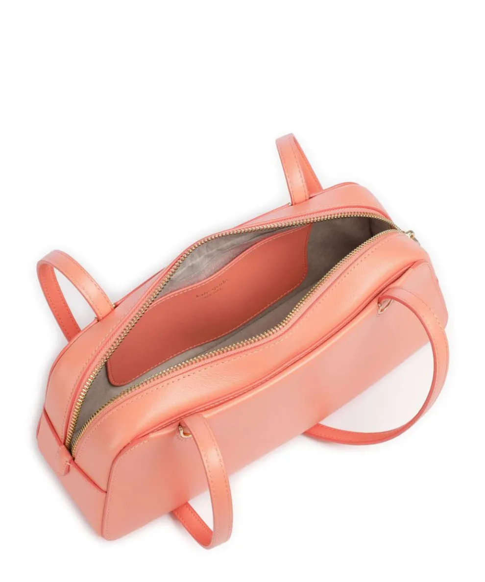 Grace Schultertasche fein genarbtes Rindsleder koralle