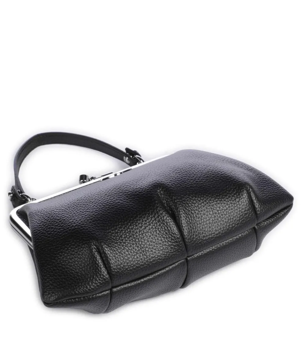 Granny Frame Grain Umhängetasche Lederimitat schwarz