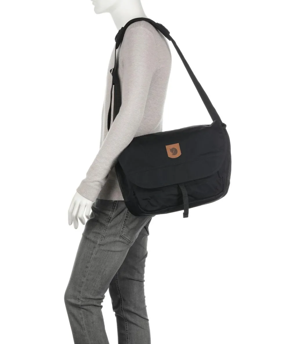 Greenland Kuriertasche 15″ Bio-Baumwolle, recyceltes Polyester schwarz