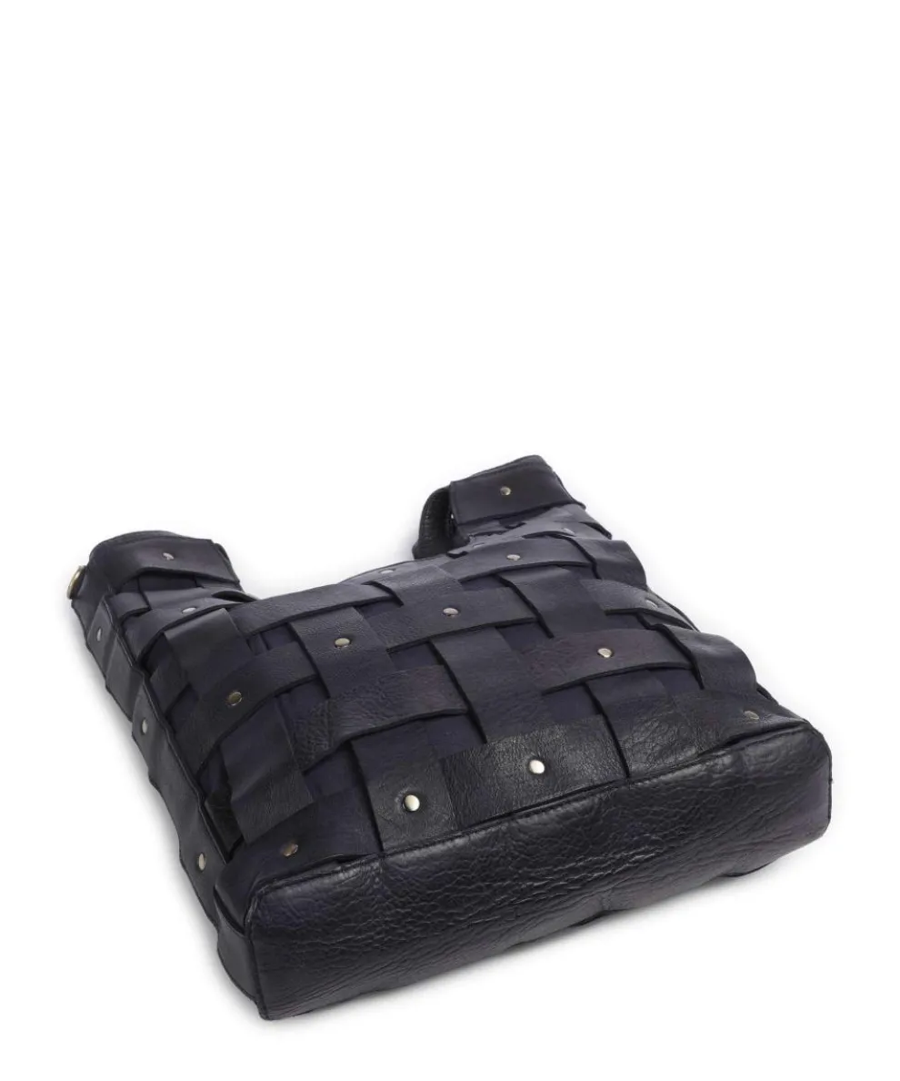 Griesgasse 4 Shopper genarbtes Rindsleder navy