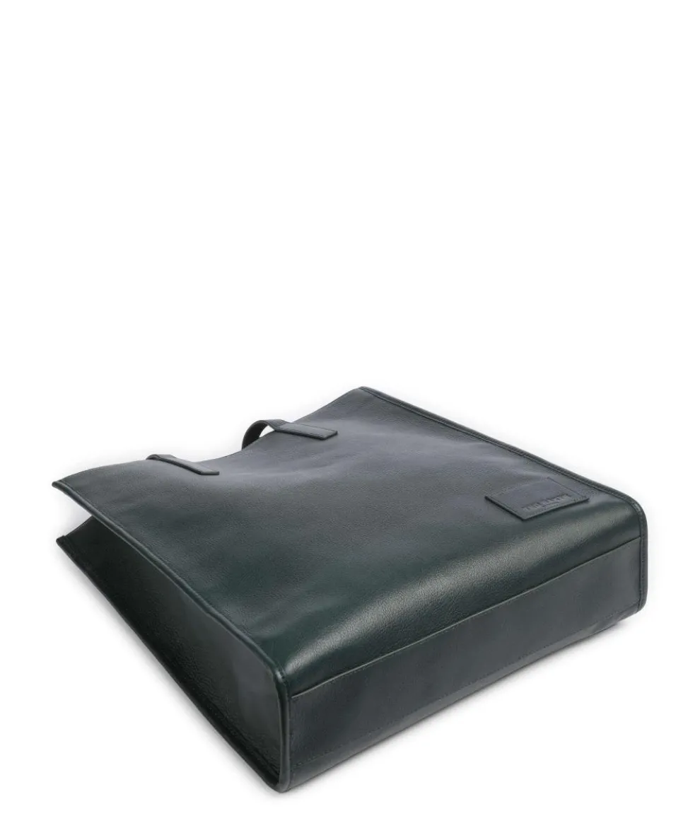 Griffis Shopper 15″ genarbtes Leder dunkelgrün