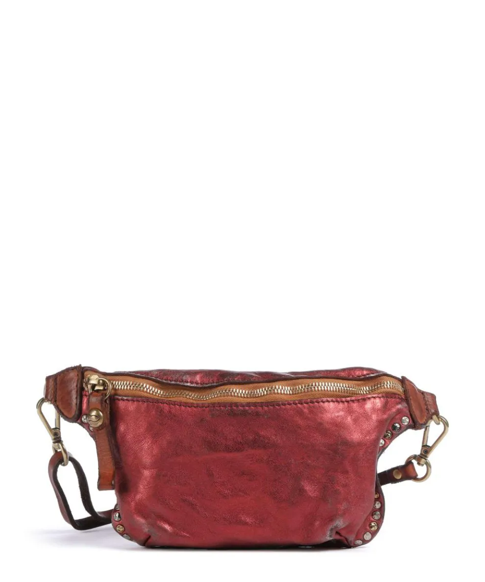 Gürteltasche fein genarbtes Rindsleder rot