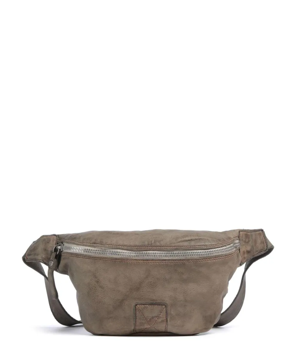 Gürteltasche fein genarbtes Rindsleder taupe
