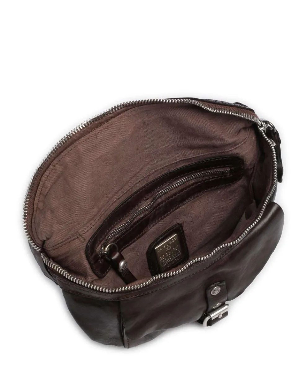 Gürteltasche fein genarbtes Rindsleder dunkelbraun