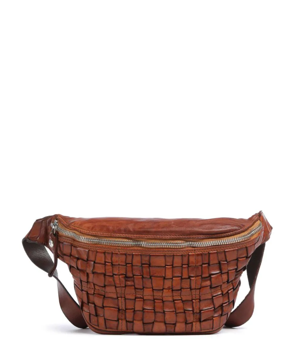 Gürteltasche fein genarbtes Rindsleder cognac