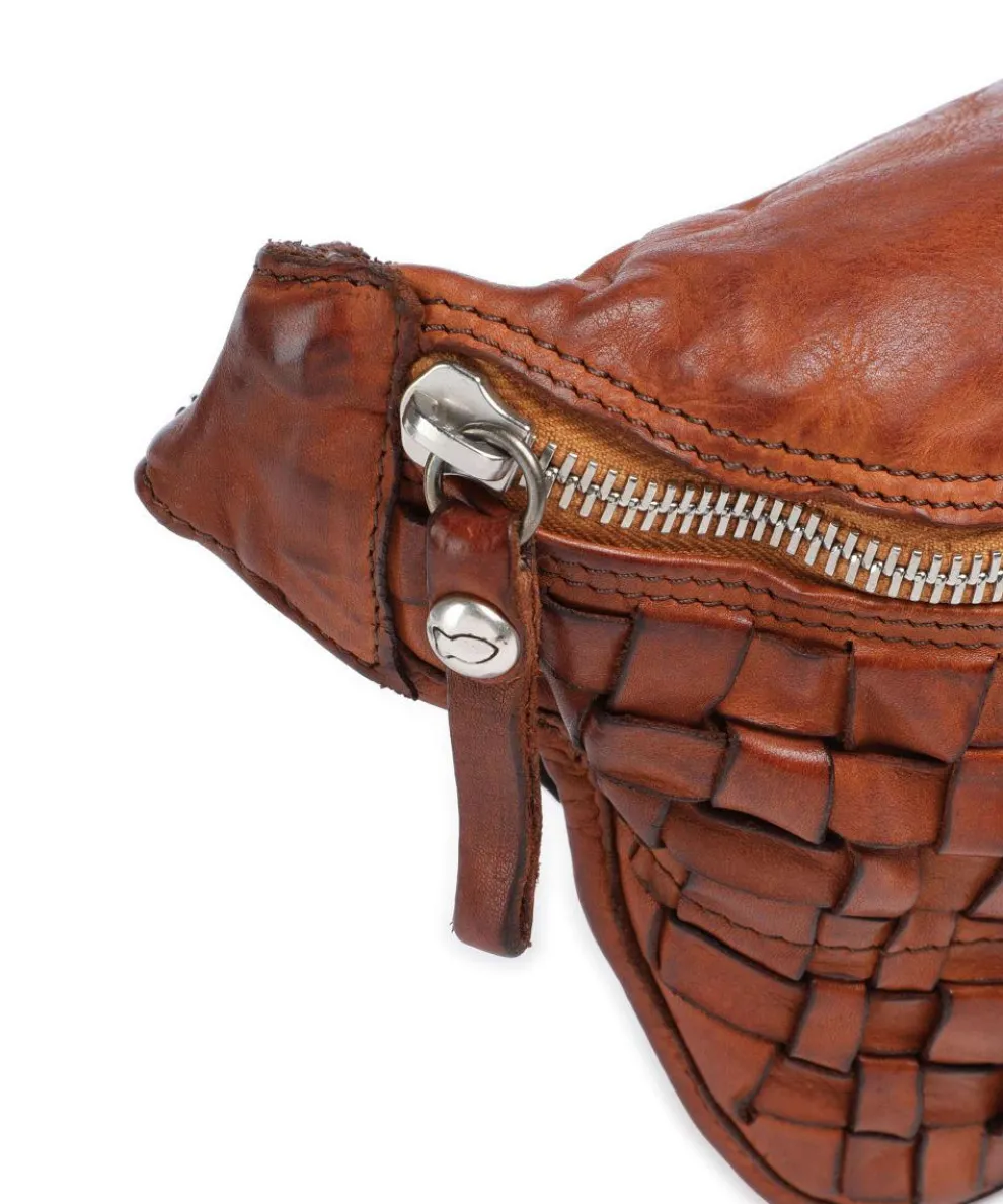 Gürteltasche fein genarbtes Rindsleder cognac