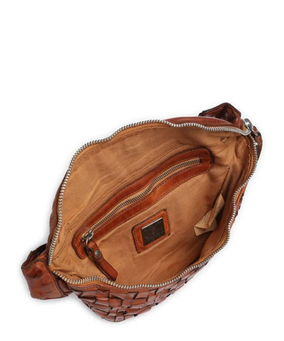 Gürteltasche fein genarbtes Rindsleder cognac