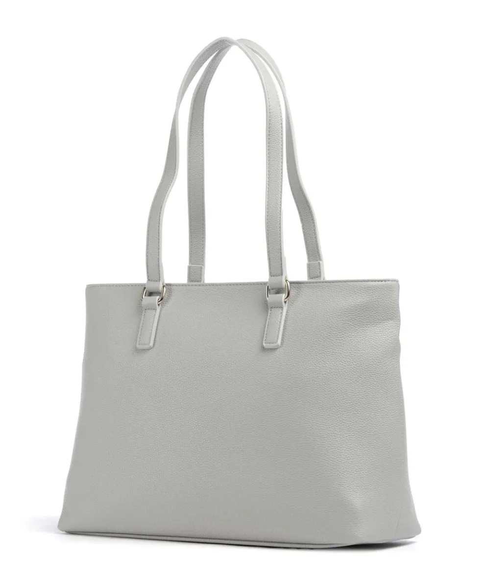 Never Shopper Lederimitat hellgrau