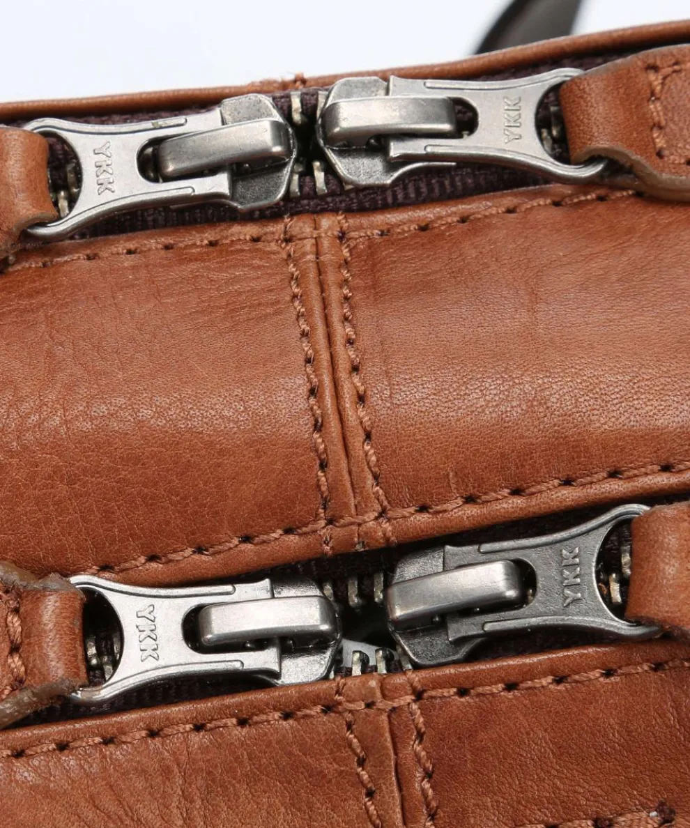 Ivy lane Aktentasche fein genarbtes Rindsleder cognac