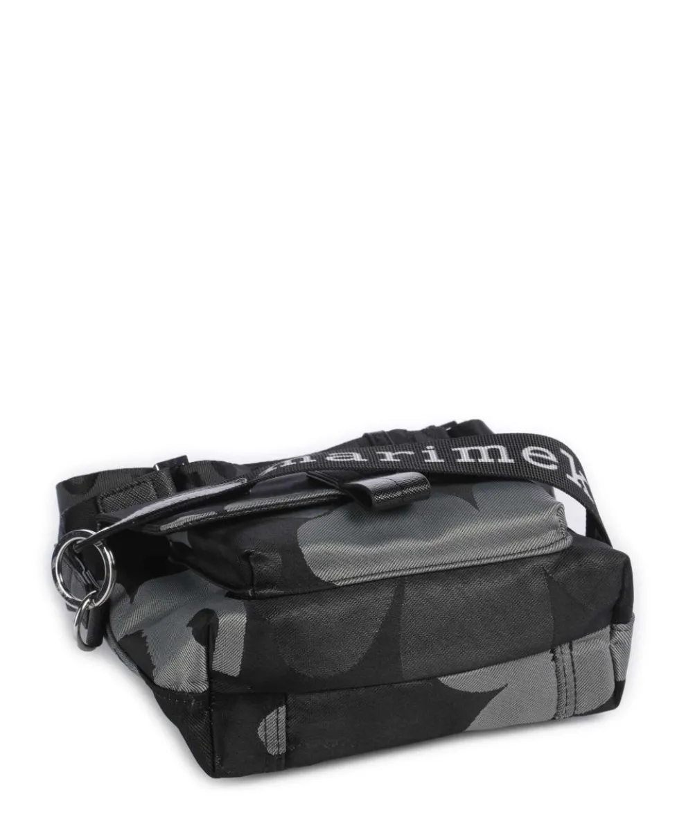 Unikko Mini Umhängetasche Polyester schwarz/grau