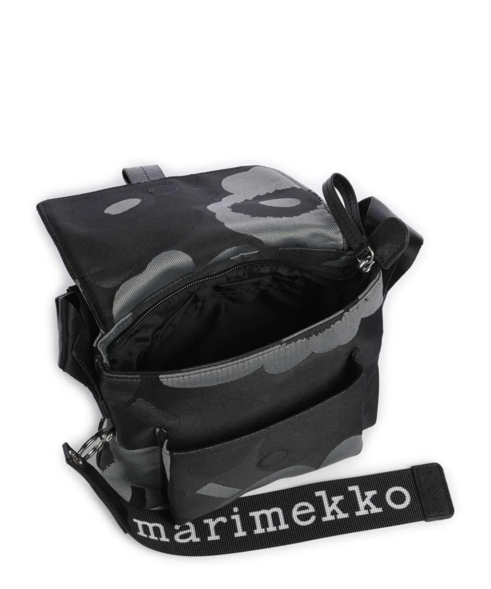 Unikko Mini Umhängetasche Polyester schwarz/grau