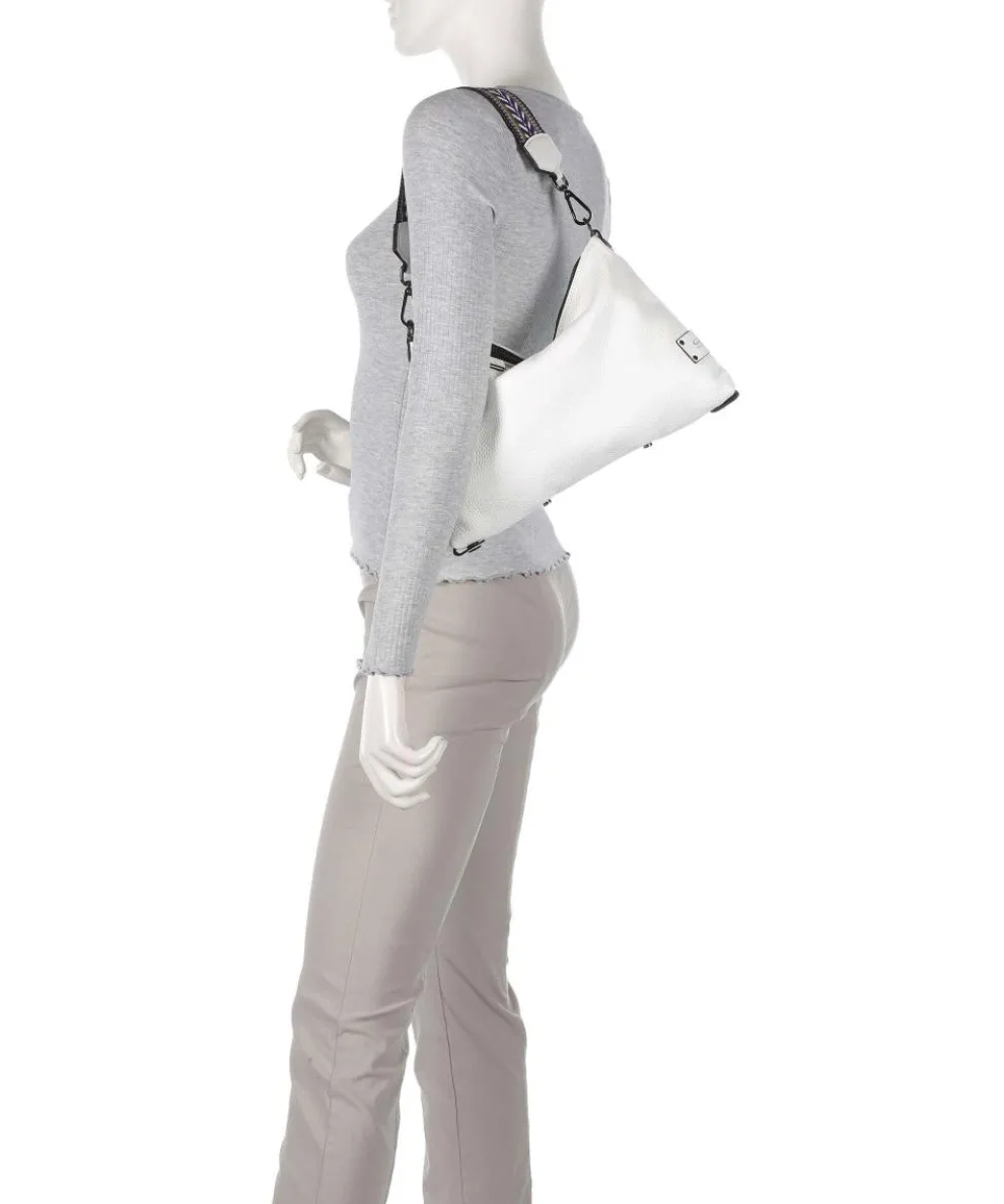 Guadalupe Filippa Beuteltasche genarbtes Kalbsleder weiß