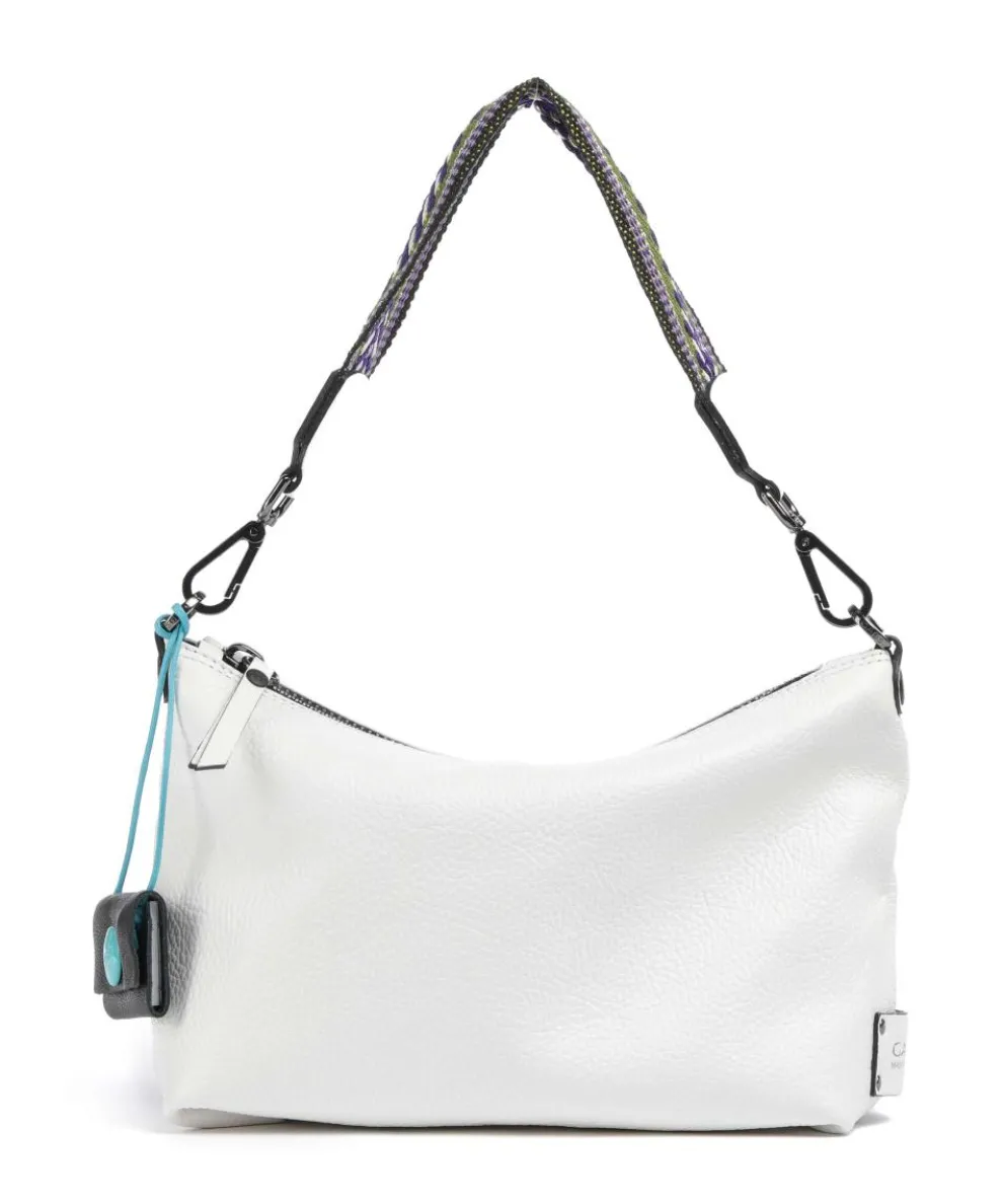 Guadalupe Filippa Beuteltasche genarbtes Kalbsleder weiß