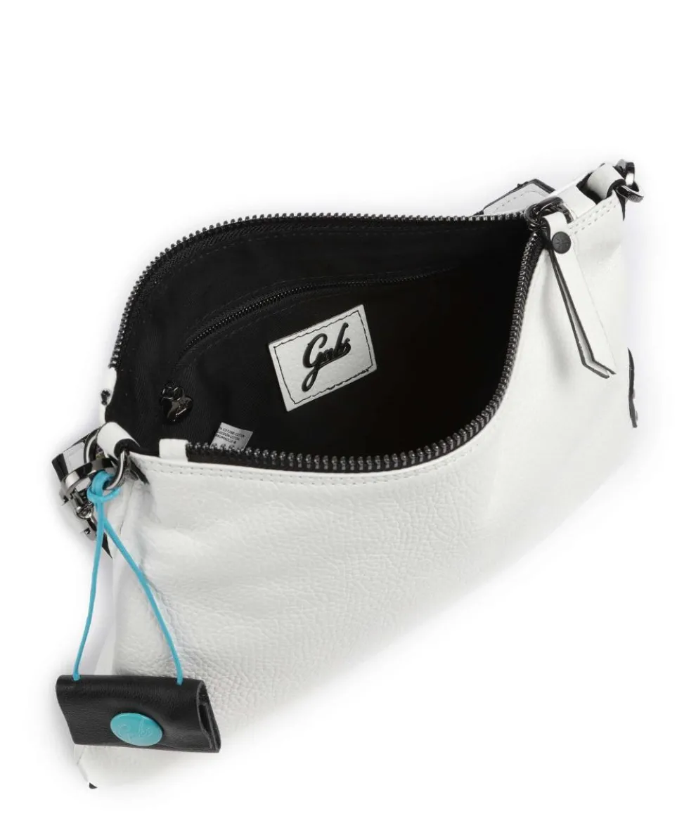 Guadalupe Filippa Beuteltasche genarbtes Kalbsleder weiß