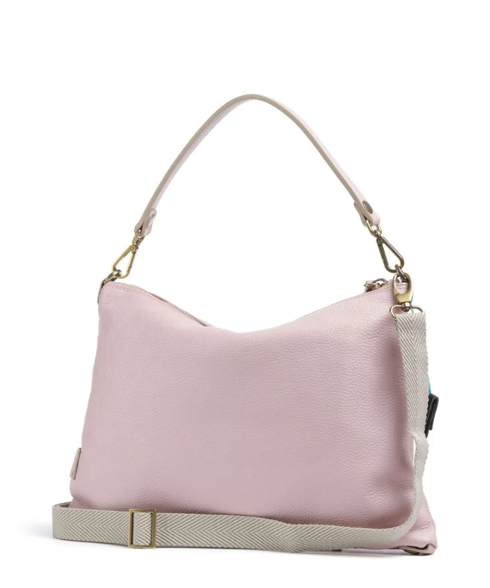 Guadalupe Filippa Beuteltasche genarbtes Kalbsleder rosa