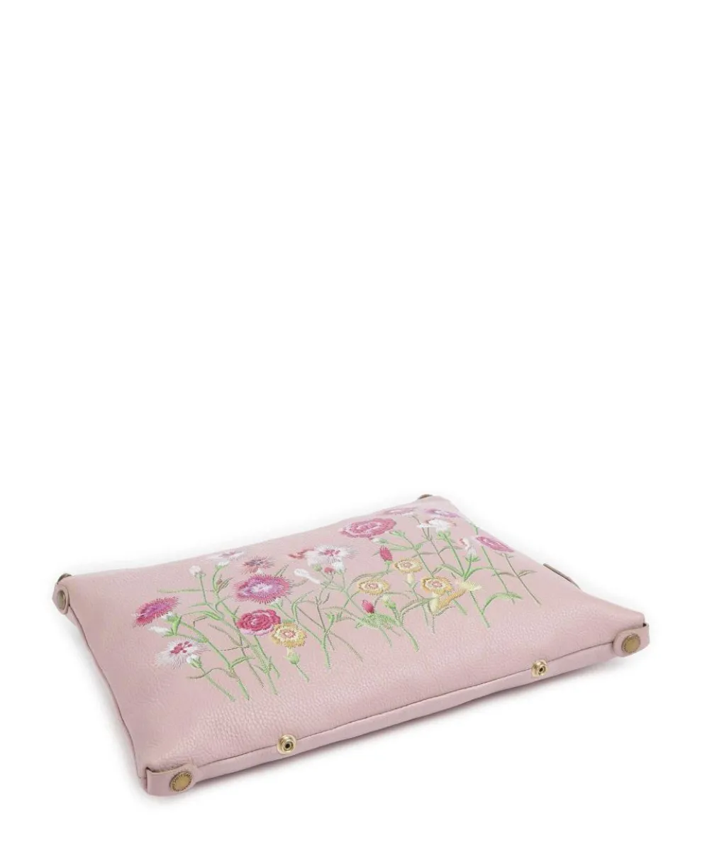 Guadalupe Filippa Beuteltasche genarbtes Kalbsleder rosa