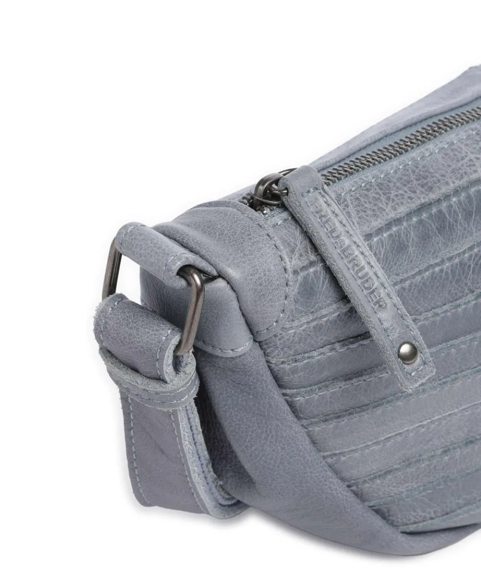 Bestseller Umhängetasche genarbtes Leder hellblau