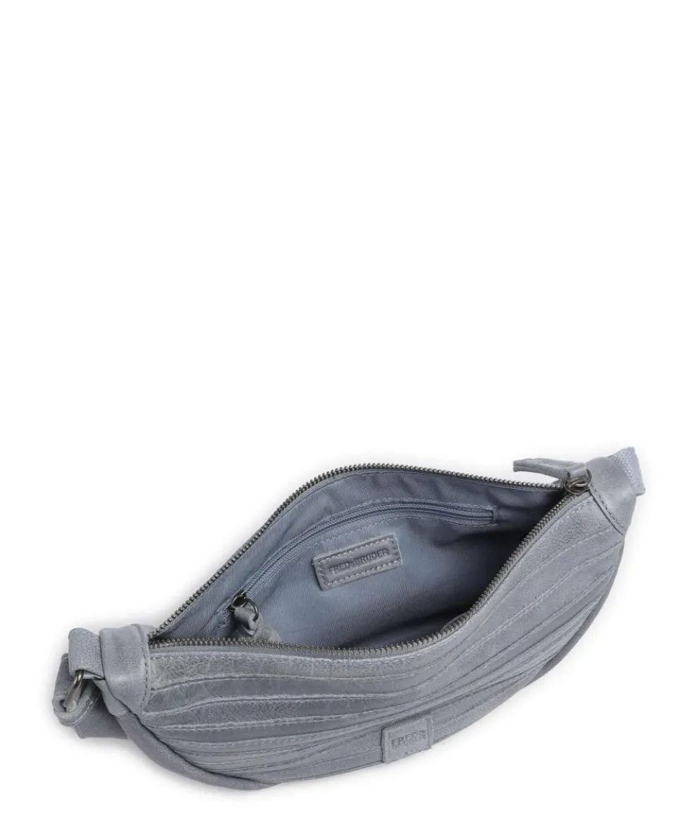 Bestseller Umhängetasche genarbtes Leder hellblau