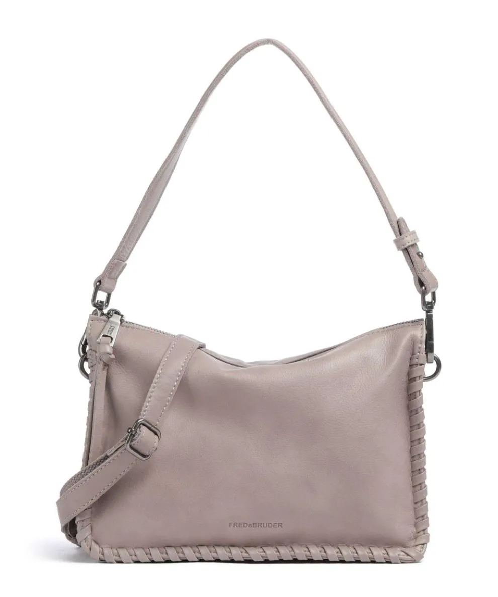 Calm Umhängetasche Leder taupe