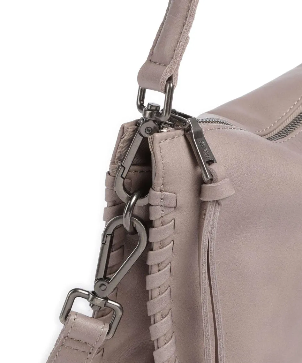 Calm Umhängetasche Leder taupe