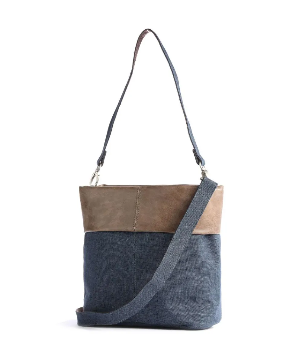 Olli OT8 Schultertasche Polyester, Lederimitat dunkelblau