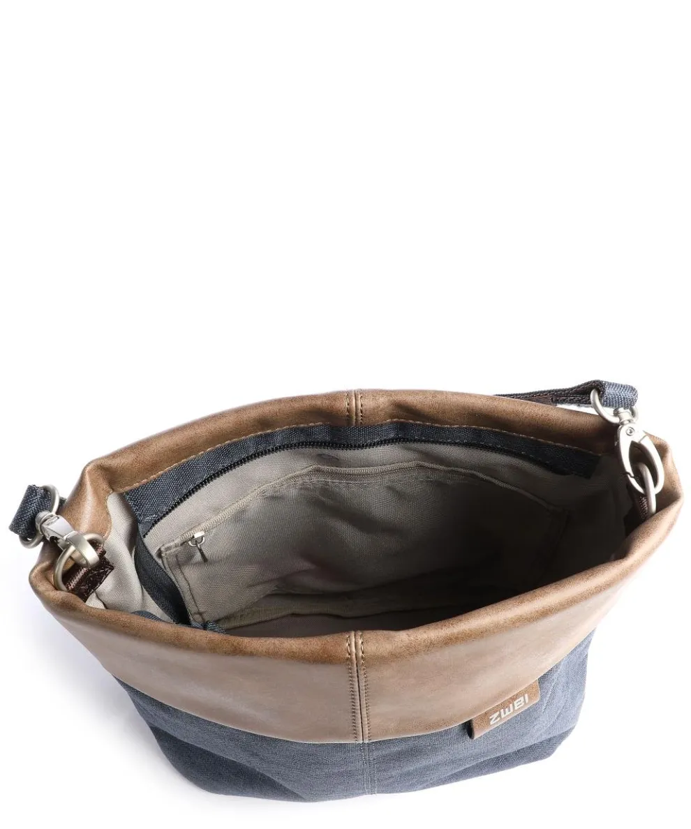 Olli OT8 Schultertasche Polyester, Lederimitat dunkelblau