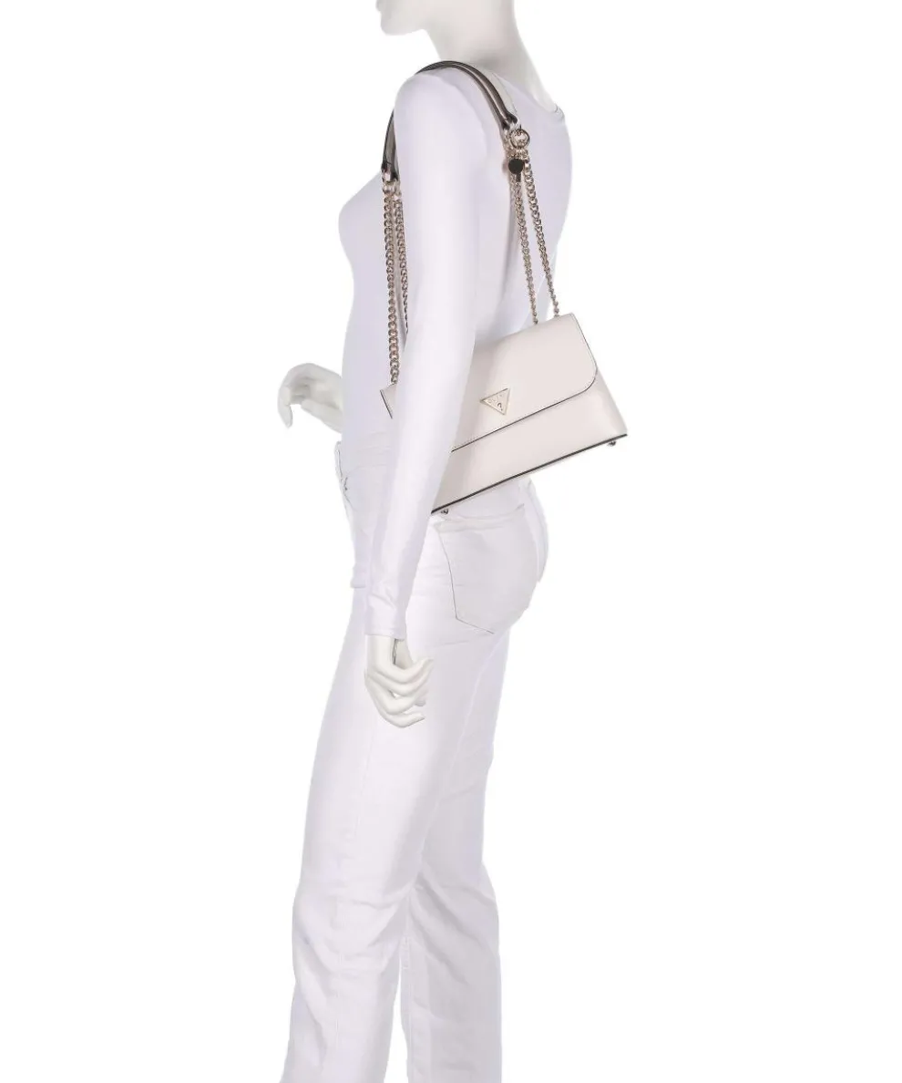 Daryna Schultertasche Lederimitat weiß