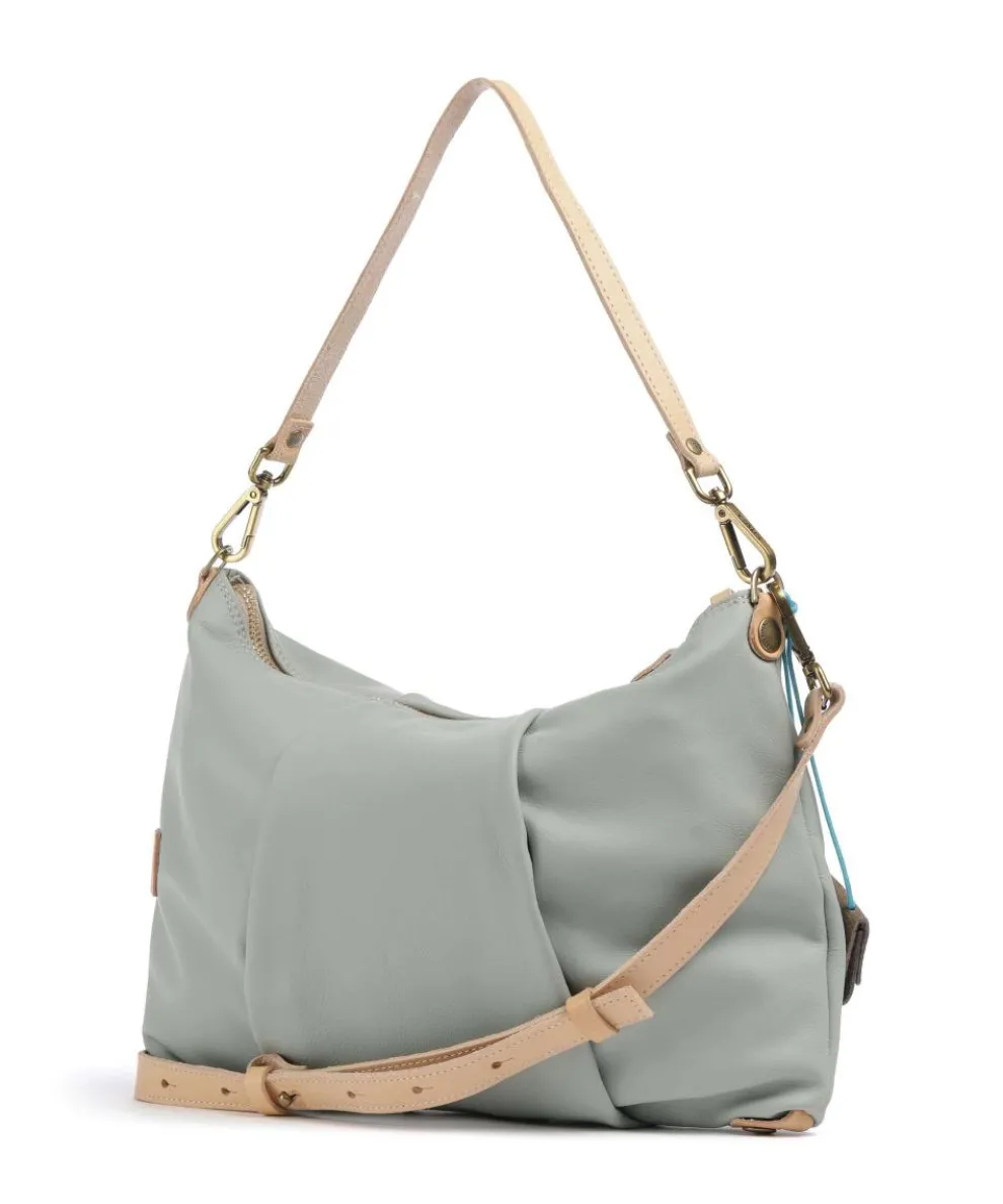 Naxos Mireya Beuteltasche Kalbsleder grün