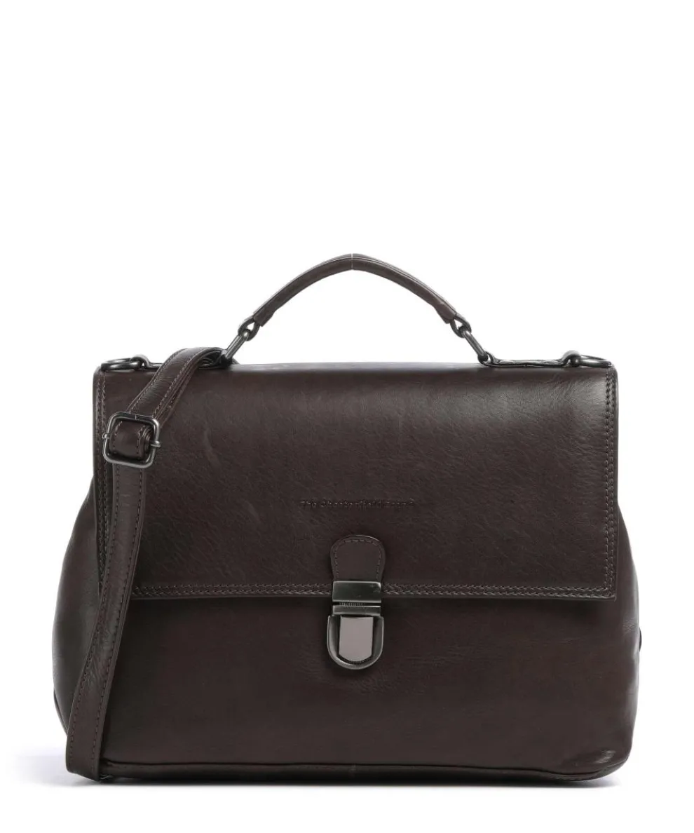 Novum Renata Umhängetasche Rindsleder dunkelbraun