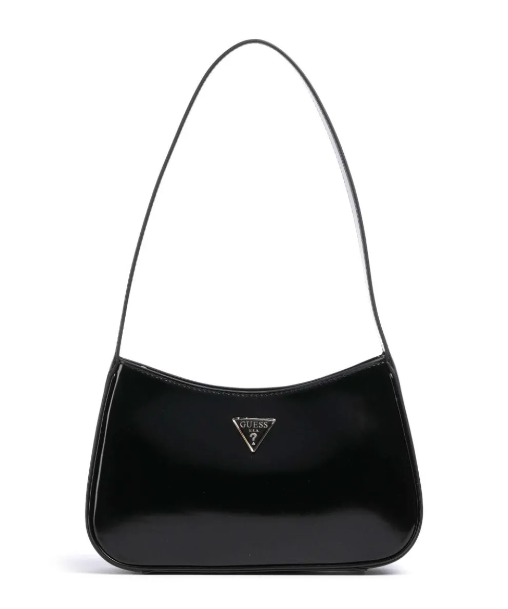 Arnela Schultertasche Lederimitat schwarz