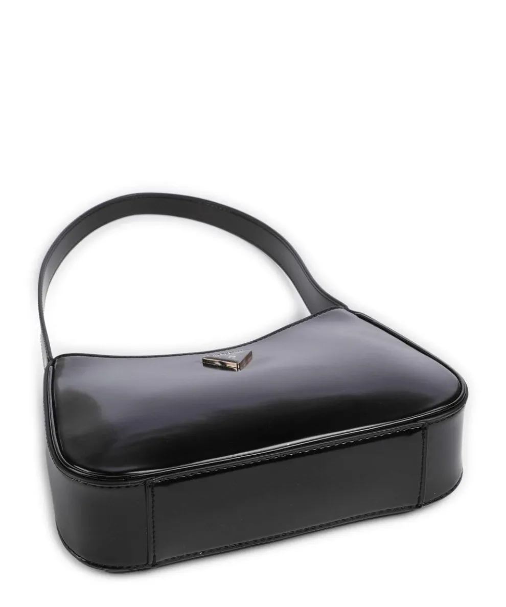 Arnela Schultertasche Lederimitat schwarz