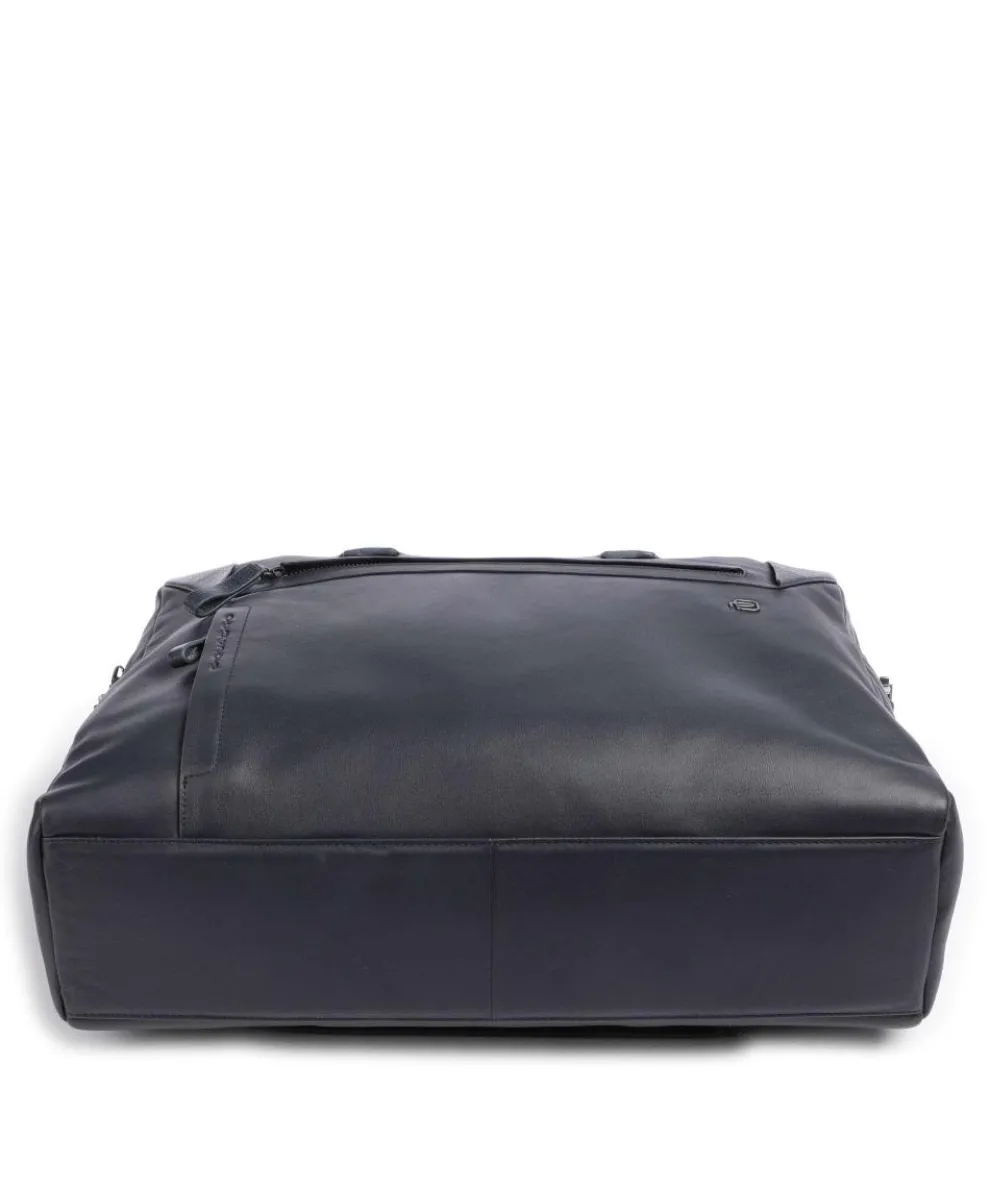 Pan Aktentasche 15″ fein genarbtes Rindsleder dunkelblau