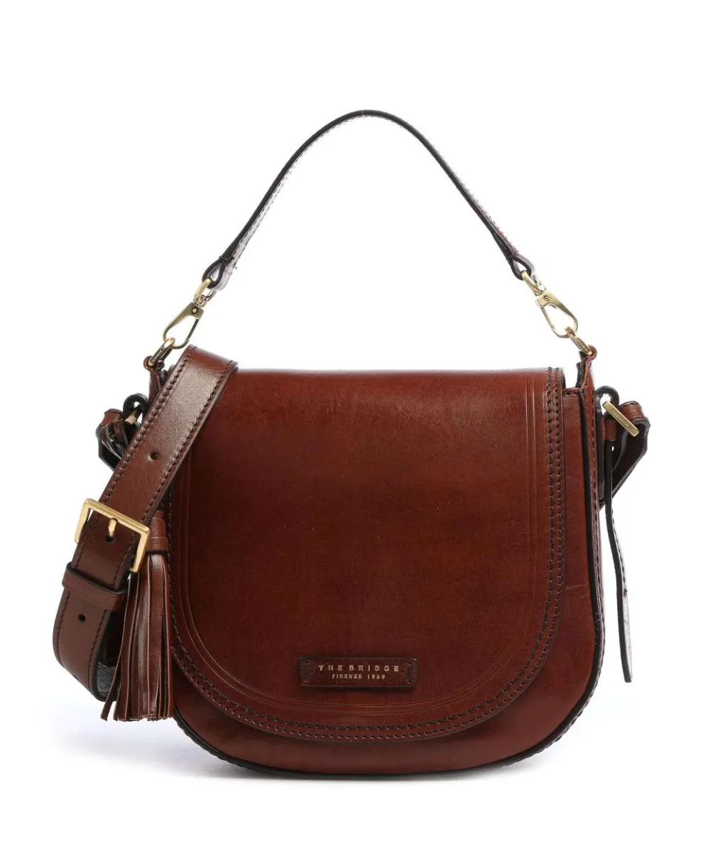 Pearldistrict Handtasche Leder braun