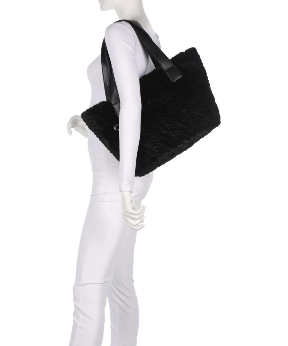 Verry L Shopper Kunstfell schwarz