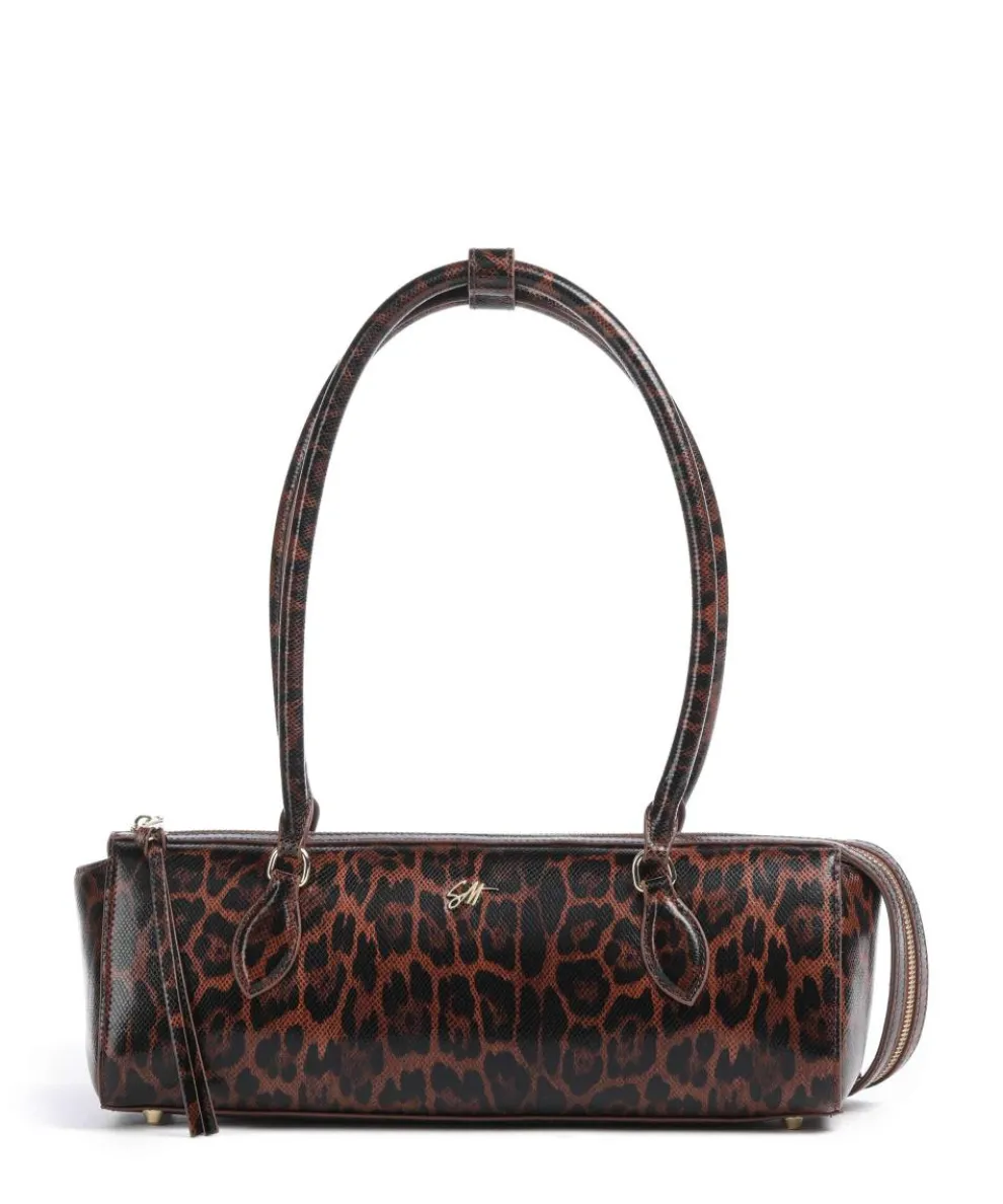 BREMIE-E Schultertasche Lederimitat braun