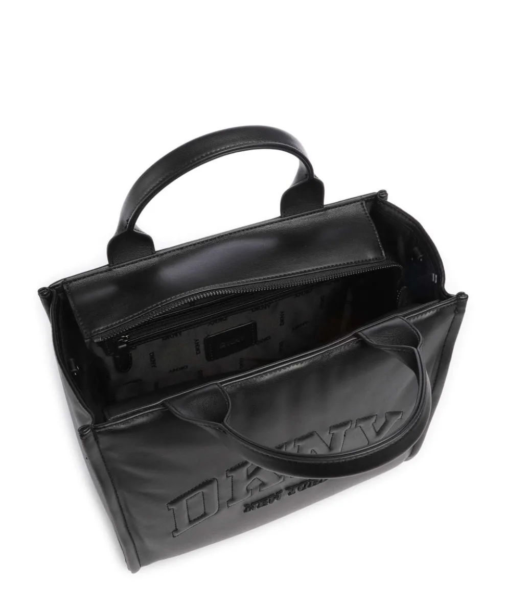 Hadlee Handtasche Lederimitat schwarz