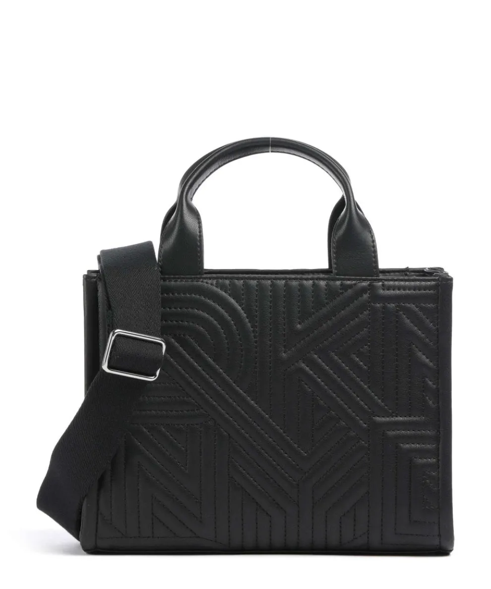 Hadlee Handtasche Lederimitat schwarz