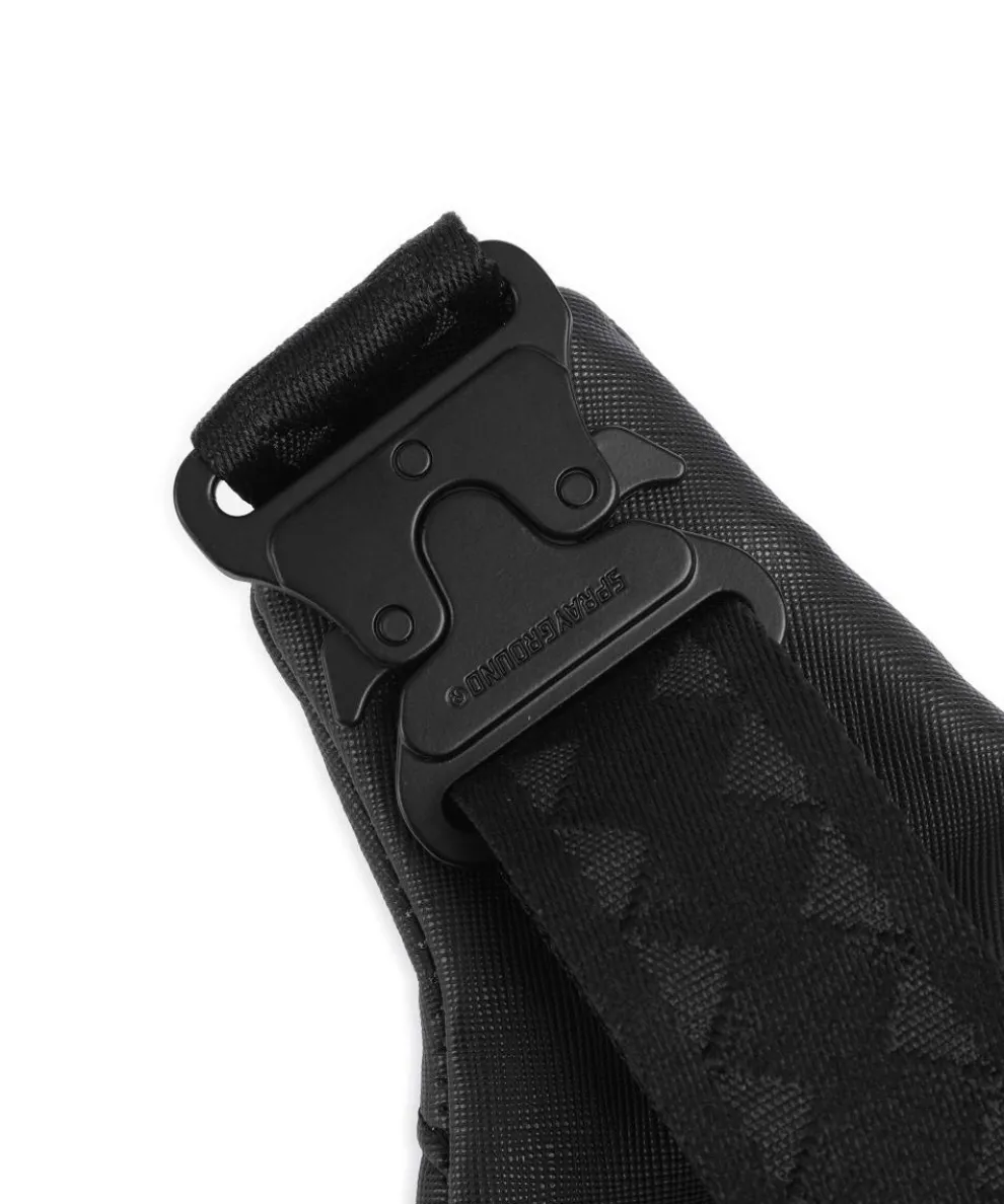 Half Spritz Gürteltasche Lederimitat schwarz/grau