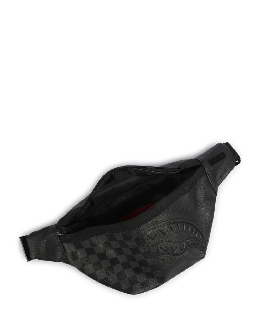 Half Spritz Gürteltasche Lederimitat schwarz/grau