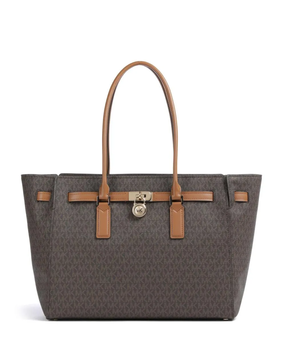 Hamilton Large Shopper Lederimitat dunkelbraun