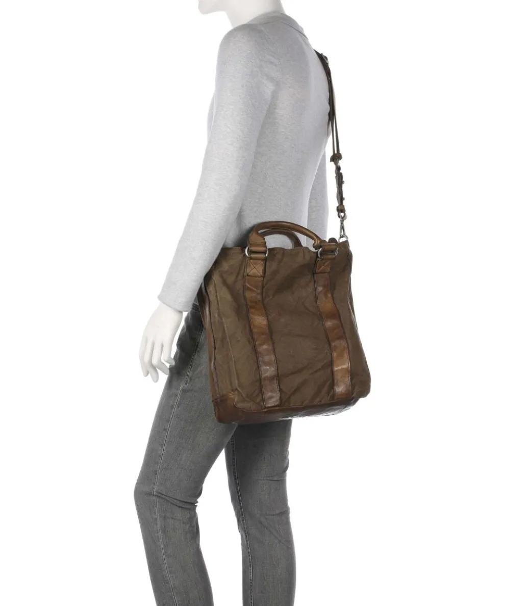 Handtasche Baumwolle khaki