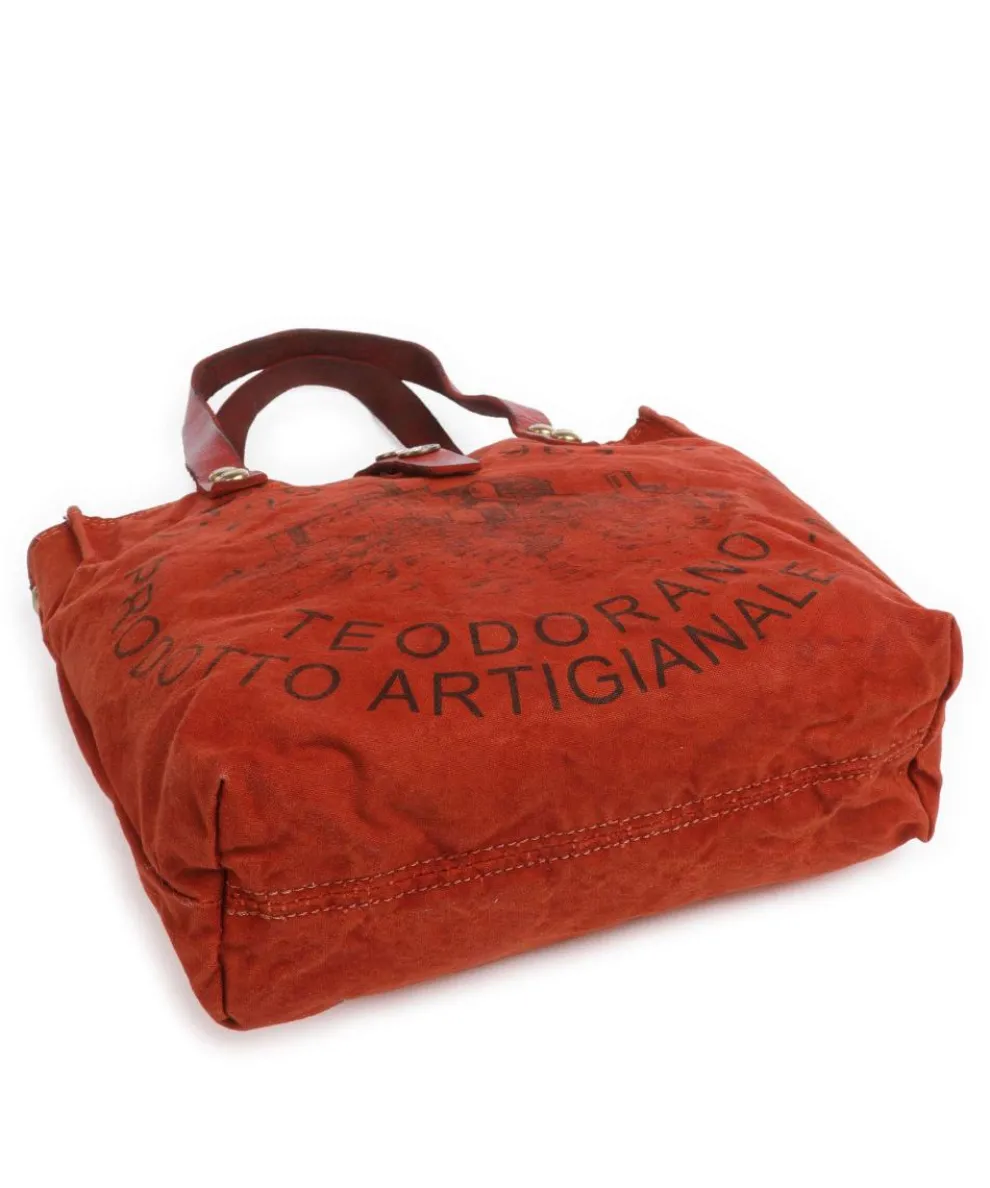 Handtasche Canvas orange